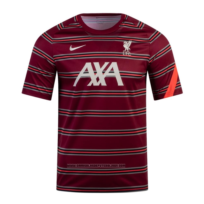 Camisola Pre-Jogo Liverpool 2022 Vermelho